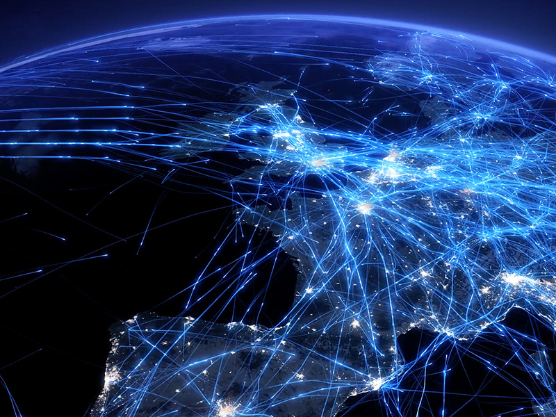 FOTO: Europe's air traffic network